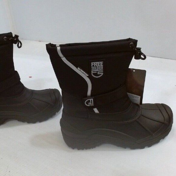 NWT FREE SOLDIER INSULATED WATERPROOF NON-SLIP WINTER BOOTS W/REMOVABLE LINER 7 - Picture 11 of 12